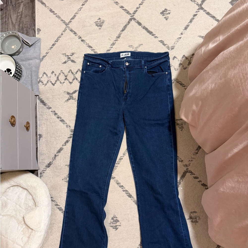 Le Jean Elegant Dark Blue Flare Jeans